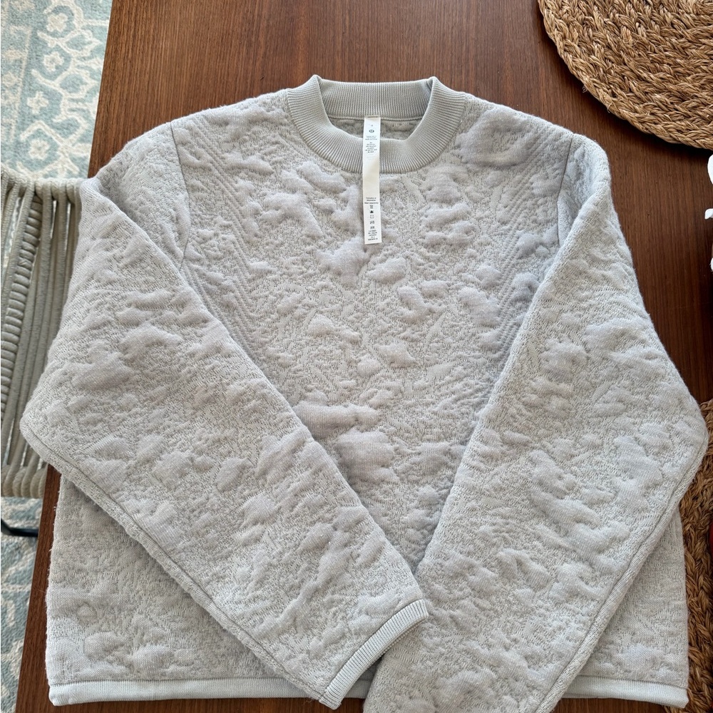 lululemon athletica Textured Crewneck Sweater - Light Gray